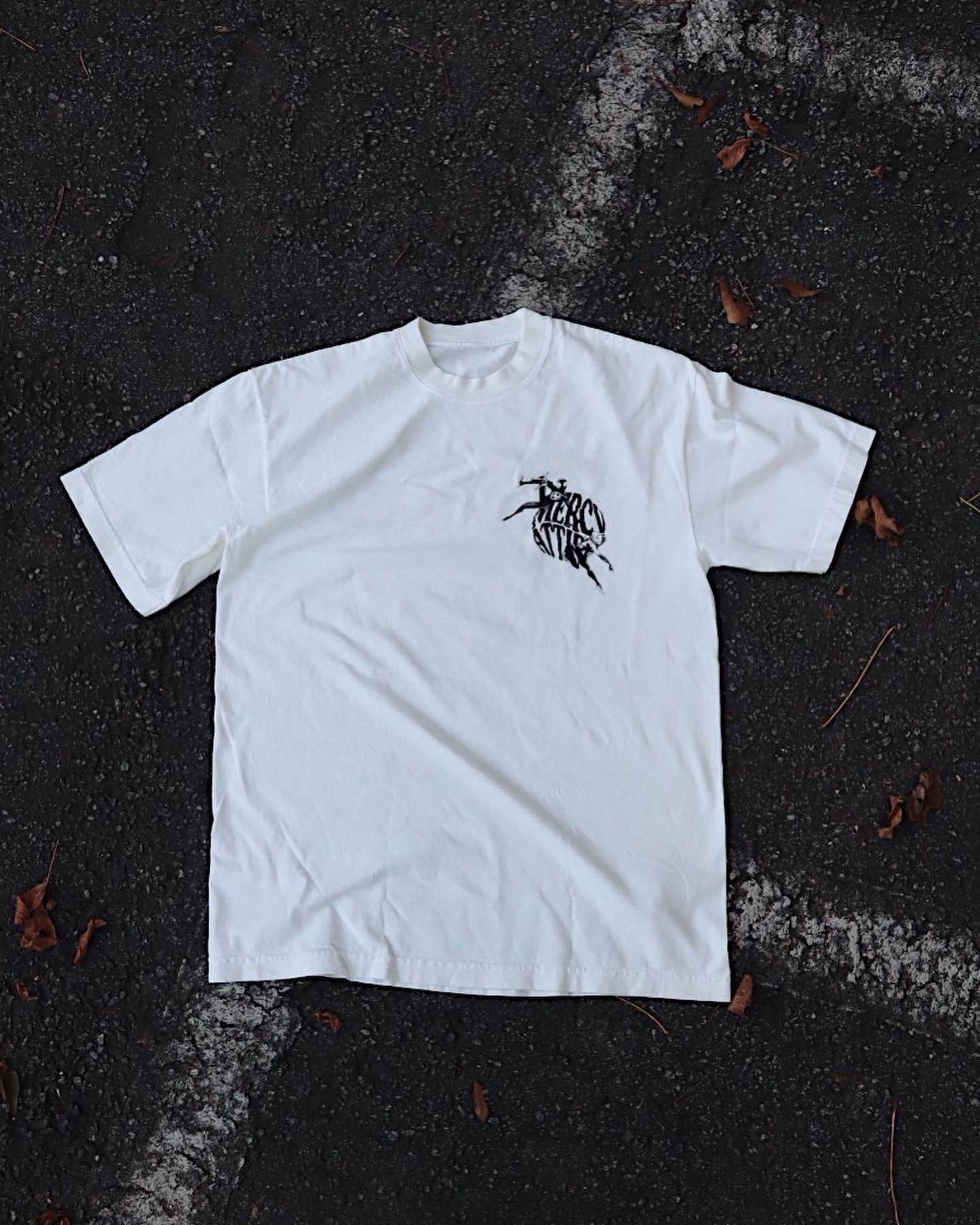 Web Tee - Creme